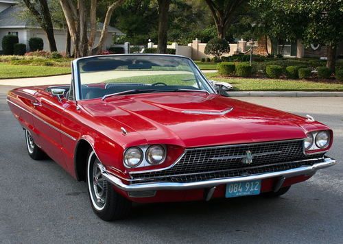 Gorgeous recent restored - 1966 ford thunderbird convertible - 2k mi