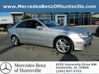 Coupe clk350 clk silver black leather low miles finance
