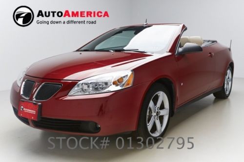 30k low miles 2008 pontiac g6 gt v6 convertible sport pkg leather keyless entry