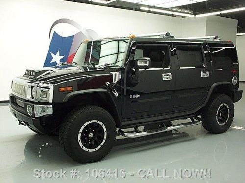 2008 hummer h2 4x4 sunroof heated leather dvd 68k miles texas direct auto