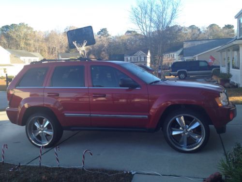 Red suv limited fully loaded