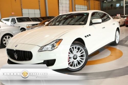 14 maserati quattroporte s q4 awd 3.0l 1 owner nav pdc cam keyless moonroof 19s