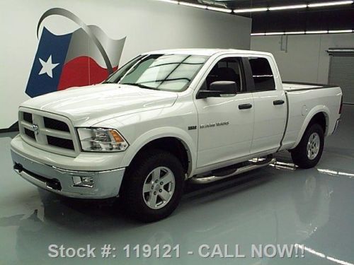 2012 dodge ram outdoorsman quad hemi 4x4 6-pass nav 30k texas direct auto