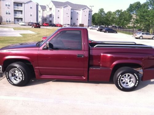 1993 maroon chevrolet pickup