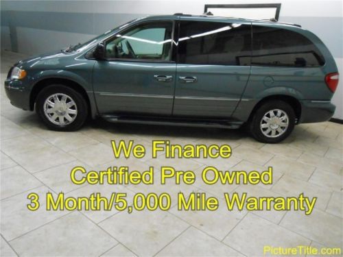 05 town country limited 3rd row leather gps navi tv dvd sunroof we finance texas