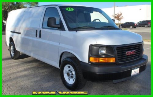 2013 gmc savana 2500 extended cargo work van