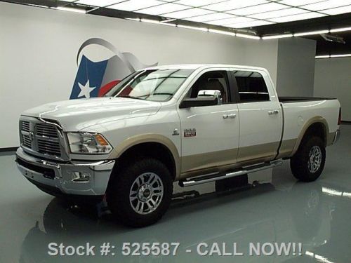 2011 ram 2500 laramie crew 4x4 diesel nav rear cam 43k texas direct auto