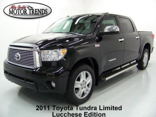2011 toyota tundra limited lucchese crewmax navigation rearcam heated seats 47k
