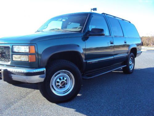 1998 gmc k2500 suburban slt sport utility 4-door 6.5l turbo diesel no reserve