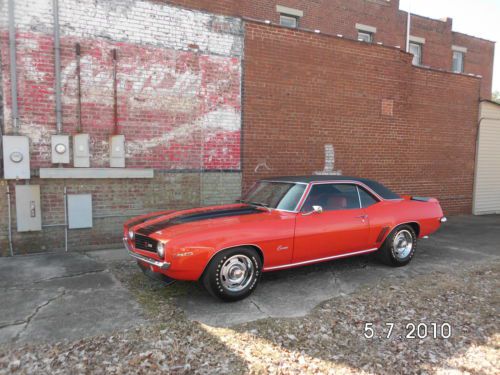 1969 chevrolet camaro z28 hugger orange with hugger orange interior