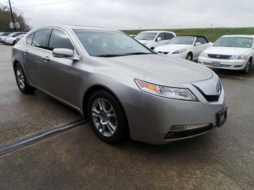 2010 acura tl tech package silver gray leather navigation 93k miles ship assist