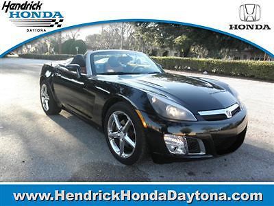 2dr conv red line 2007 saturn sky red line, turbo engine, carfax 1-owner. low mi