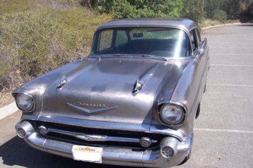1957 CHEVROLET COUPE 210 ORIGINAL SOUTHERN CALIFORNA HOT ROD, image 5