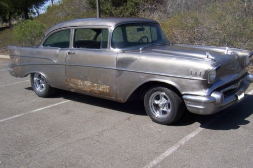 1957 CHEVROLET COUPE 210 ORIGINAL SOUTHERN CALIFORNA HOT ROD, image 6