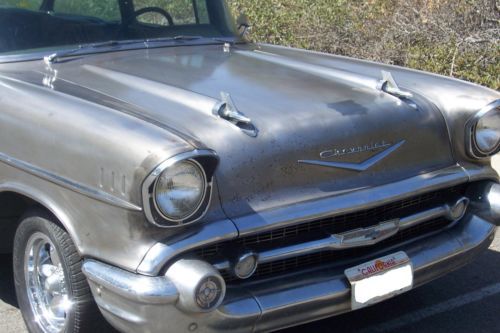 1957 CHEVROLET COUPE 210 ORIGINAL SOUTHERN CALIFORNA HOT ROD, image 7