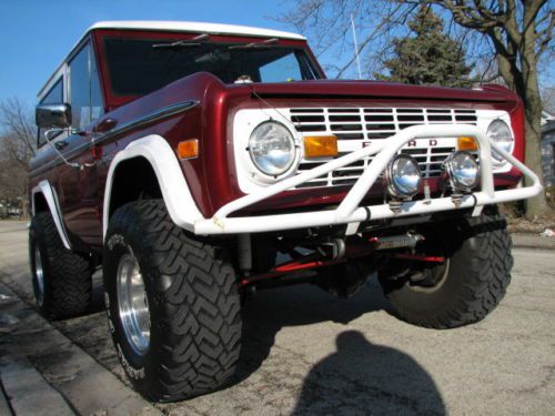 1976 ford bronco  rust complete  frame off restoration