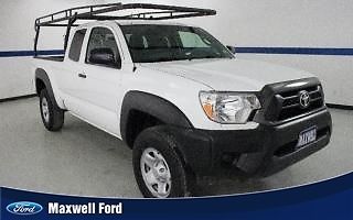 13 tacoma access cab prerunner 4x2, 4.0l v6, auto, cloth, pwr equip,cruise,clean