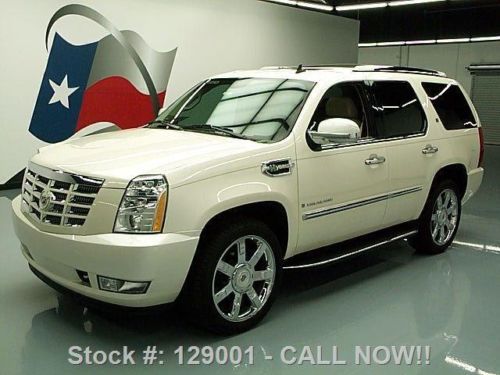 2009 cadillac escalade hybrid sunroof nav dvd 22&#039;s 65k texas direct auto