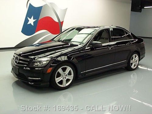 2011 mercedes-benz c300 sport p1 awd sunroof nav 19k mi texas direct auto