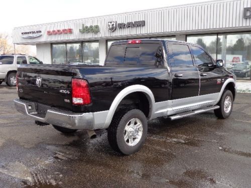 12 RAM 2500 CREW LARAMIE CUMMINS TURBODIESEL BLACK HEATED LEATHER NAVIGATION, image 5