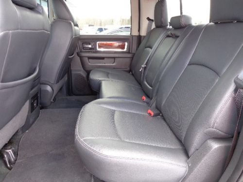 12 RAM 2500 CREW LARAMIE CUMMINS TURBODIESEL BLACK HEATED LEATHER NAVIGATION, image 12