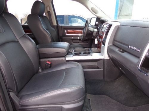12 RAM 2500 CREW LARAMIE CUMMINS TURBODIESEL BLACK HEATED LEATHER NAVIGATION, image 15
