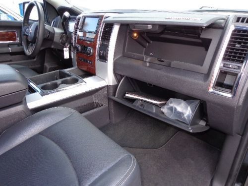 12 RAM 2500 CREW LARAMIE CUMMINS TURBODIESEL BLACK HEATED LEATHER NAVIGATION, image 16