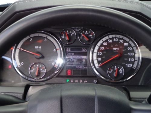 12 RAM 2500 CREW LARAMIE CUMMINS TURBODIESEL BLACK HEATED LEATHER NAVIGATION, image 32