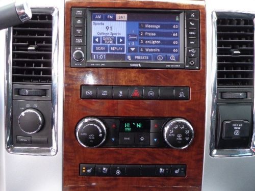12 RAM 2500 CREW LARAMIE CUMMINS TURBODIESEL BLACK HEATED LEATHER NAVIGATION, image 33