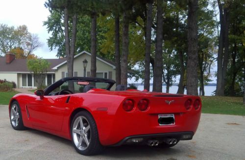 2005 C6 Corvette Roadster Convertible Victory Red 3,863 Miles, image 5