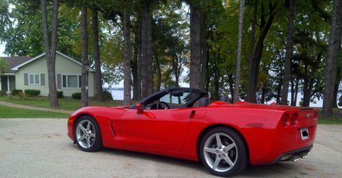 2005 C6 Corvette Roadster Convertible Victory Red 3,863 Miles, image 6