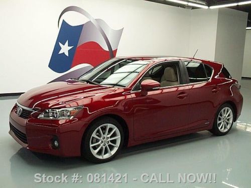 2012 lexus ct 200h premium hybrid sunroof nav 29k miles texas direct auto