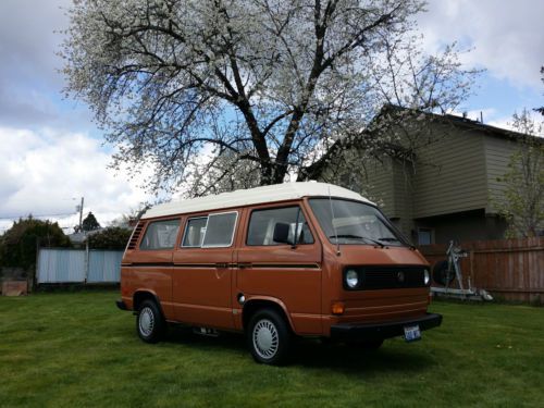 1980 volkswagen vanagon campmobile van camper 3-door 2.0l 40k miles all original