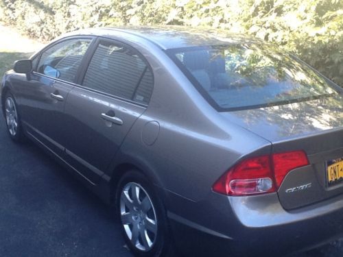 2008 honda civic lx sedan 4-door 1.8l, beige **19,100 miles** like new!