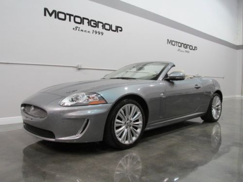 2011 jaguar xk convertible, low miles, lunar gray, factory warranty, buy $794/mo