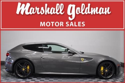 2012 ferrari ff grigio ferro metallic with black navi dvd system only 4600 miles