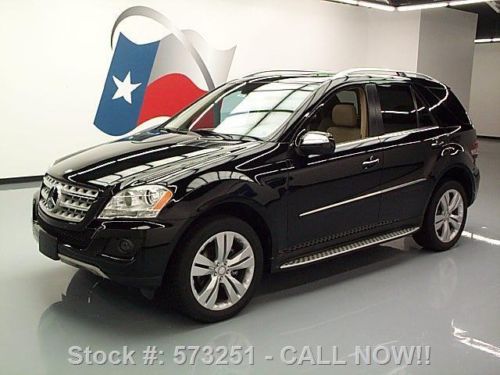 2010 mercedes-benz ml350 p2 sunroof nav rear cam 44k mi texas direct auto