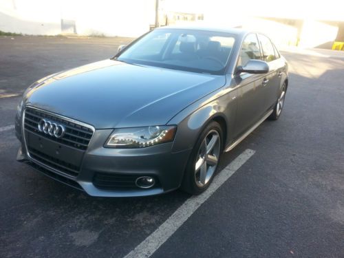 2012 audi a4 quattro s line awd 2.0 turbo great on gas salvage no reserve