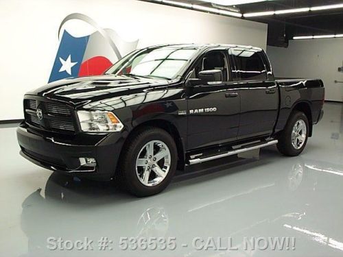 2011 dodge ram sport crew 4x4 hemi nav 20&#034; wheels 41k texas direct auto