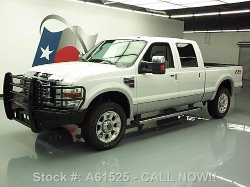 2010 ford f-250 lariat crew diesel fx4 4x4 leather 20&#039;s texas direct auto