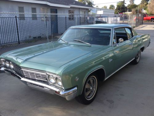 1966 chevrolet caprice and/or impala ss #&#039;s matching near mint 327cu blk plates.