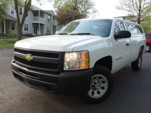 Chevy silverado 1500 4wd 4.3l leer bed cap utility bed cruise clean no reserve