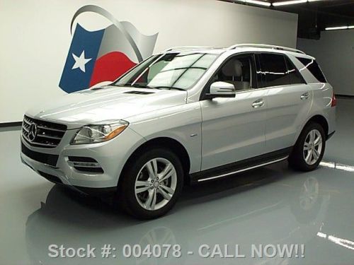 2012 mercedes-benz ml350 4matic awd sunroof nav 39k mi texas direct auto