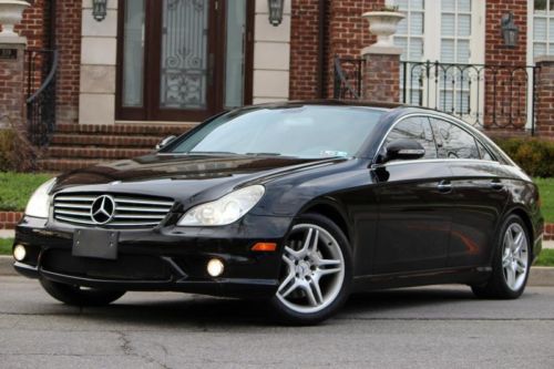 2006 mercedes benz cls500 amg sport package navigation xenons black on black