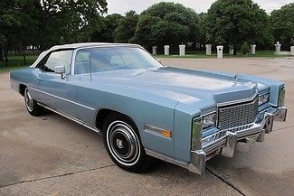 Cadillac eldorado convertible, fresh tires, runs great unrestored survivor!