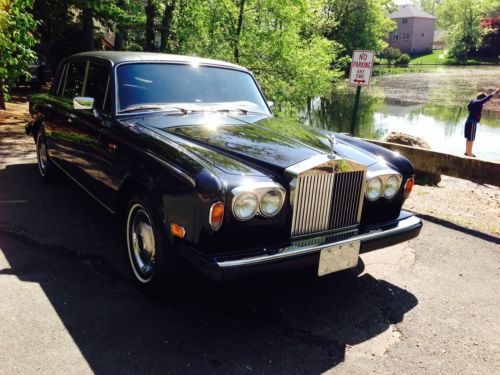 1979 rolls royce silver wraith 2 low miles garaged black/red