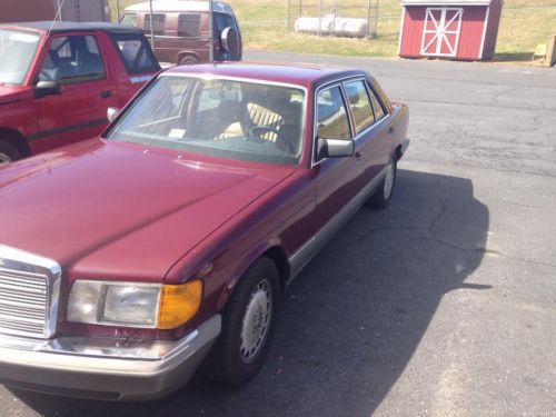 1988 mercedes-benz 420 s el runs okay needs little work