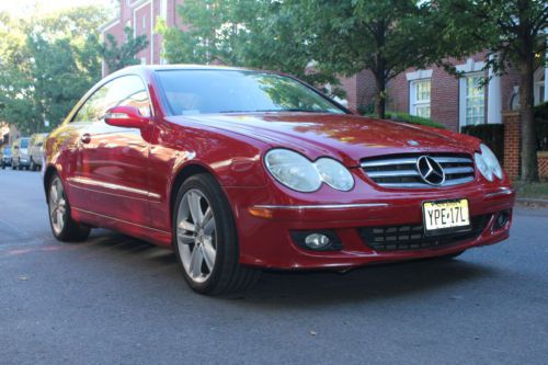 AMAZING Mercedes Benz CLK350 Coupe Red Low Miles Clean Tittle Great Condition, image 4