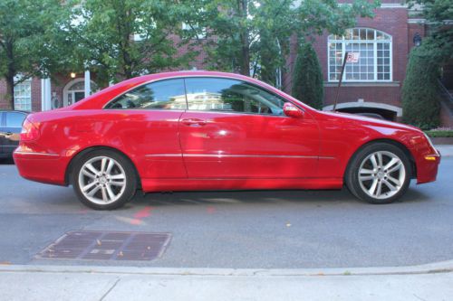 AMAZING Mercedes Benz CLK350 Coupe Red Low Miles Clean Tittle Great Condition, image 7