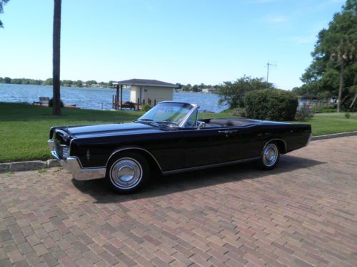1966 lincoln continentalconvertible, frame off resto, 130k spent, flawless car